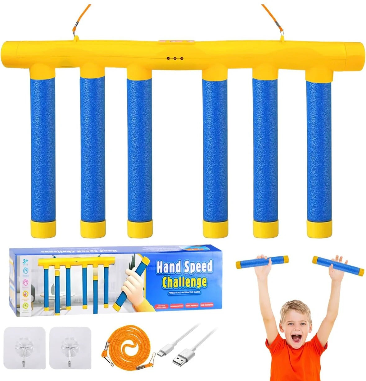 Hand Speed Reflex Challenge Rechargeable Game - M02