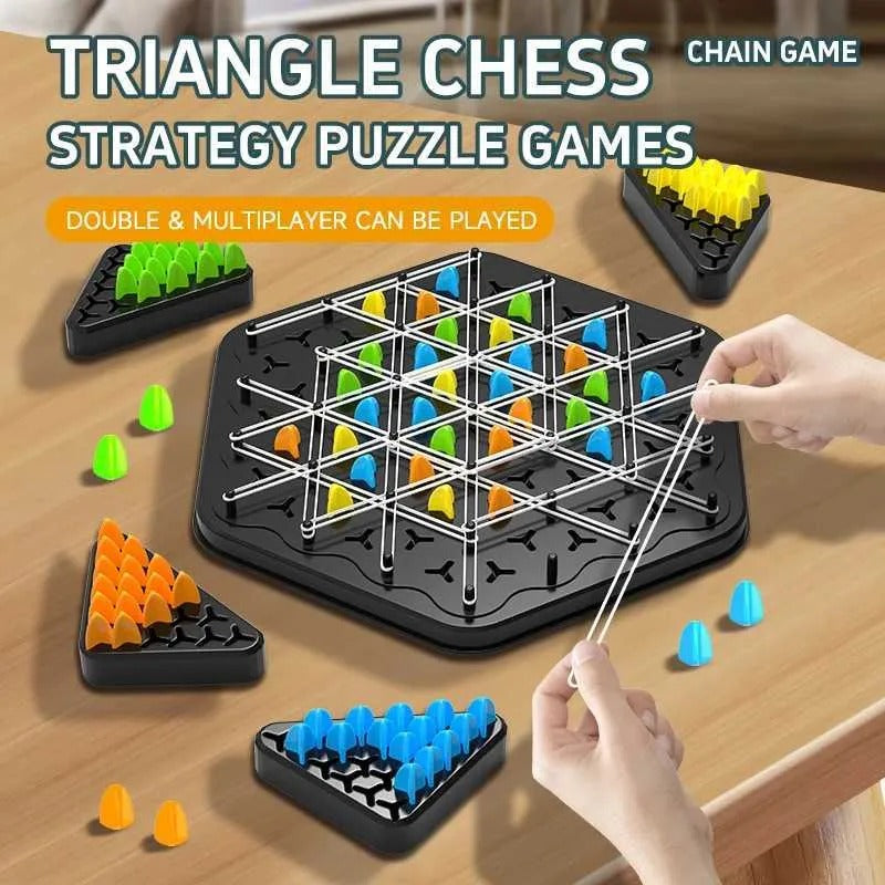 Chain Triangle Mind Chess Strategy Family Game - 360