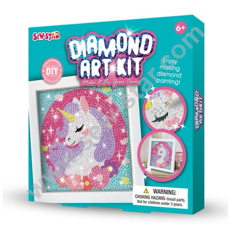 DIY Diamond Beads Art Kit Unicorn - 013 - Default Title - Odeez | Educational Toys Pakistan 
