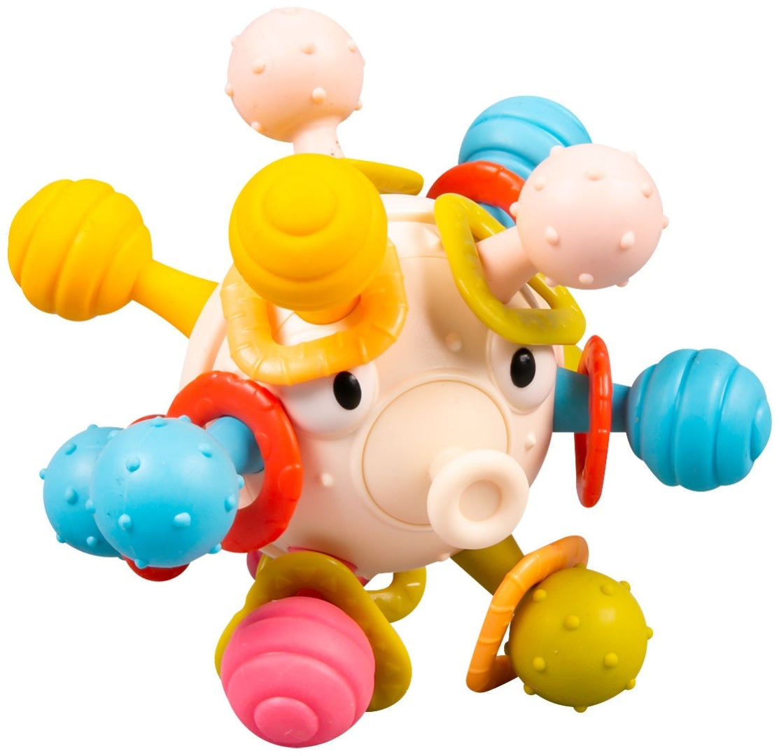 Spinning Puffer Fish Rattle Toy - 037 - Default Title - Odeez | Educational Toys Pakistan 