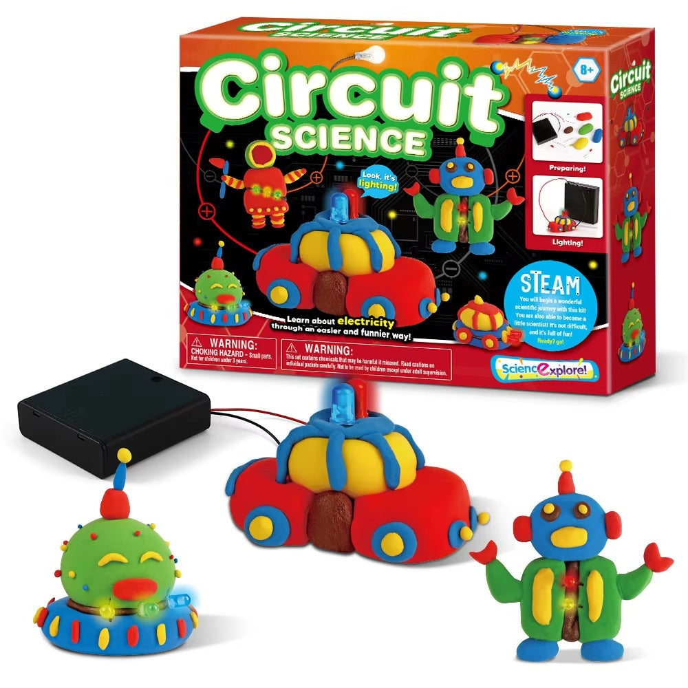 STEM Electric Circuit Science Dough Kit - 584 - Default Title - Odeez | Educational Toys Pakistan 