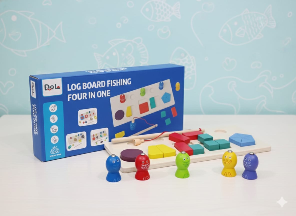 4in1 Shape Log Board Fishing - 555