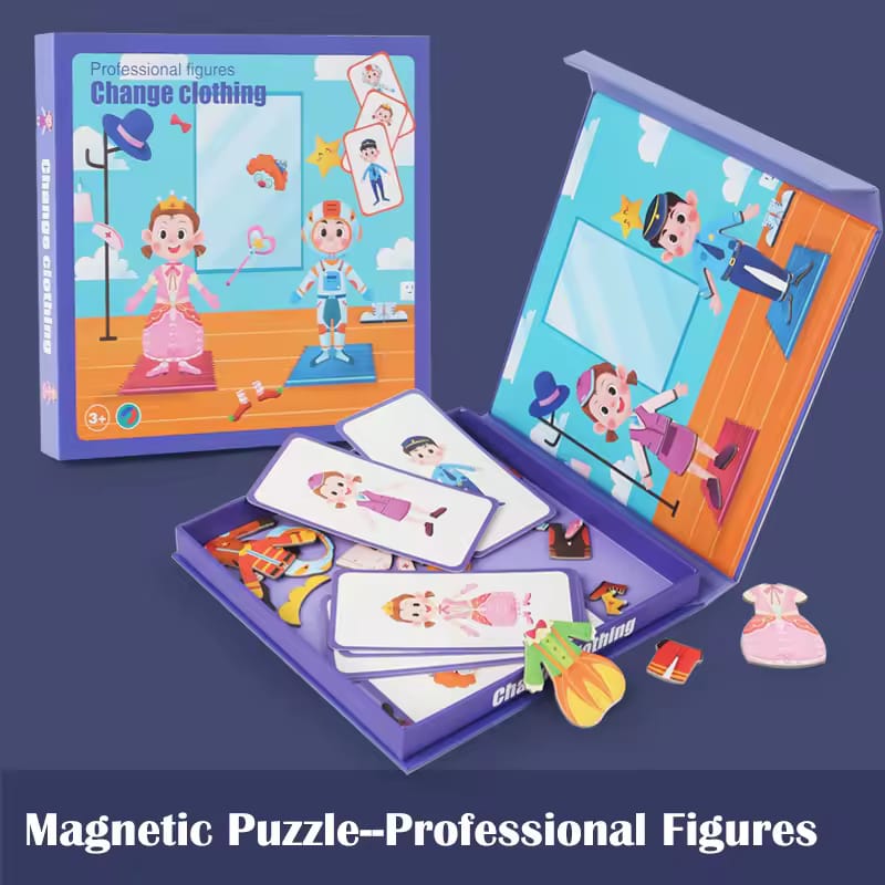 Profession Change Clothing Magnetic Board Puzzle - 841