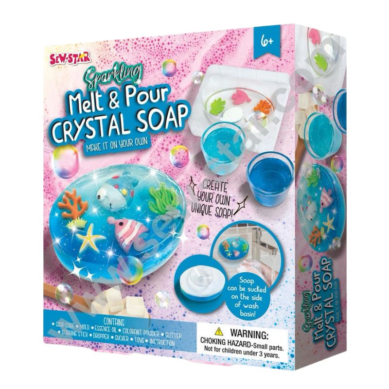 DIY Sparkling Melt & Pour Crystal Soap Sea Animals - 031 - Default Title - Odeez | Educational Toys Pakistan 