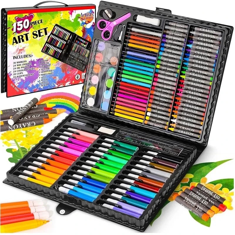 Drawing Art Supplies and Painting Art Kit 150 Pieces