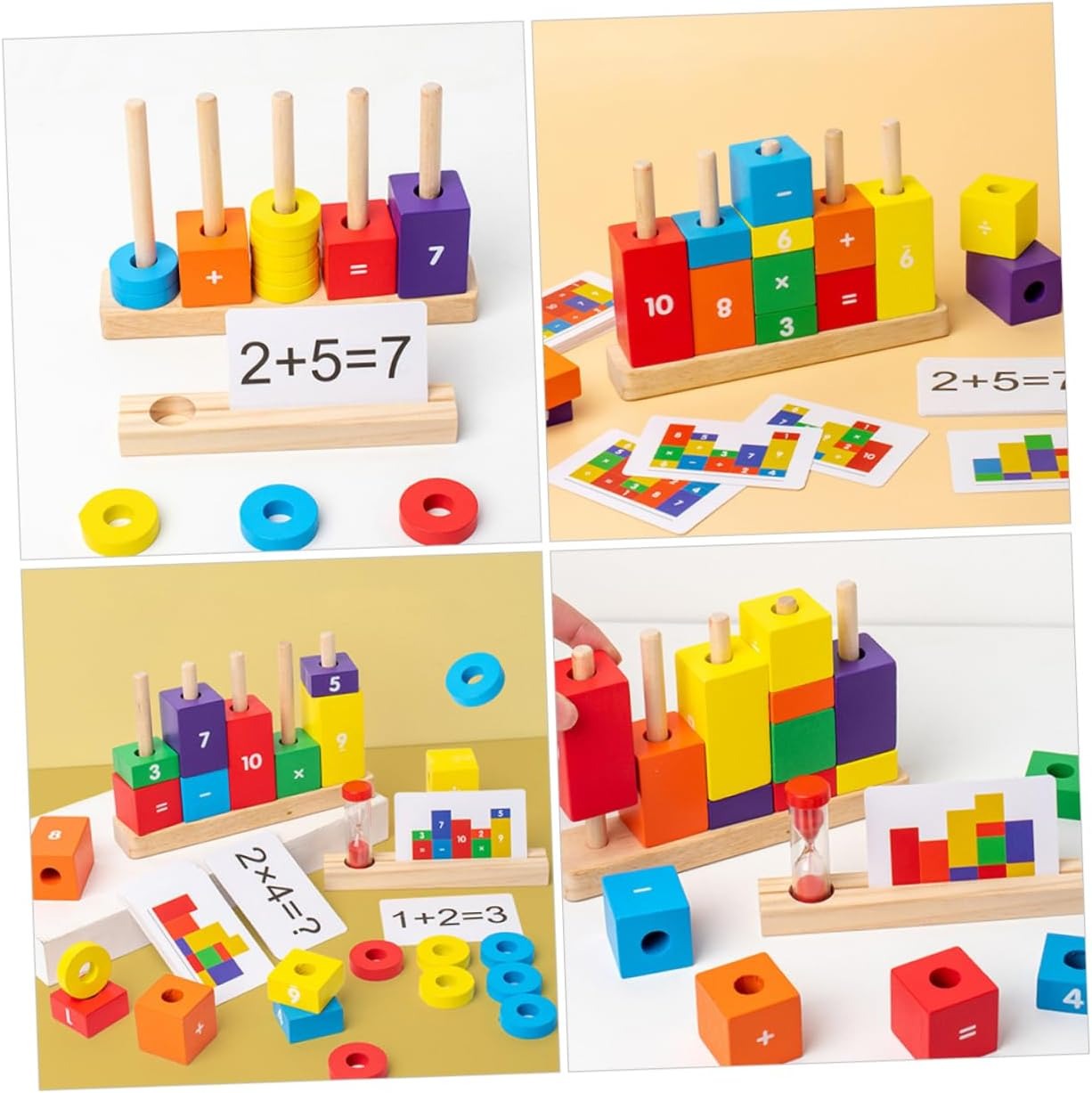 Buy Wooden Math Learning Number Stacking Blocks - 068 at Best Price in ...