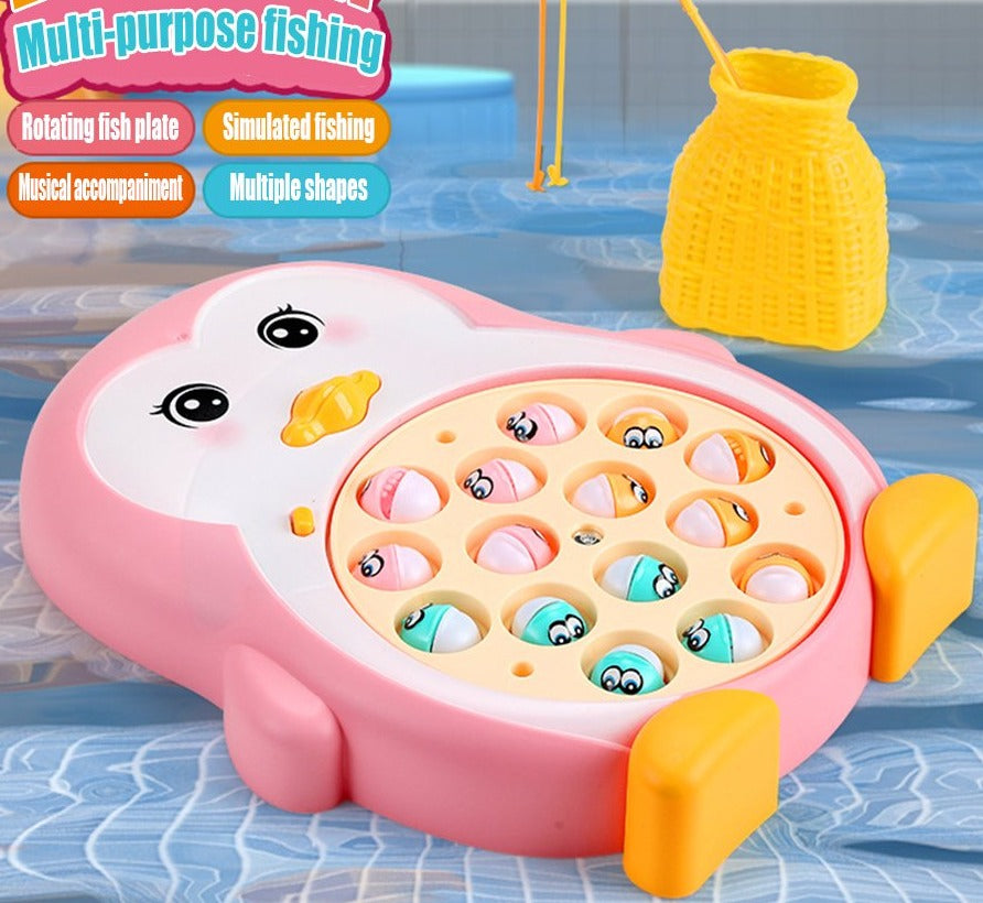 Penguin Fishing Electric and Music Play Set - 37B - Default Title - Odeez | Educational Toys Pakistan 