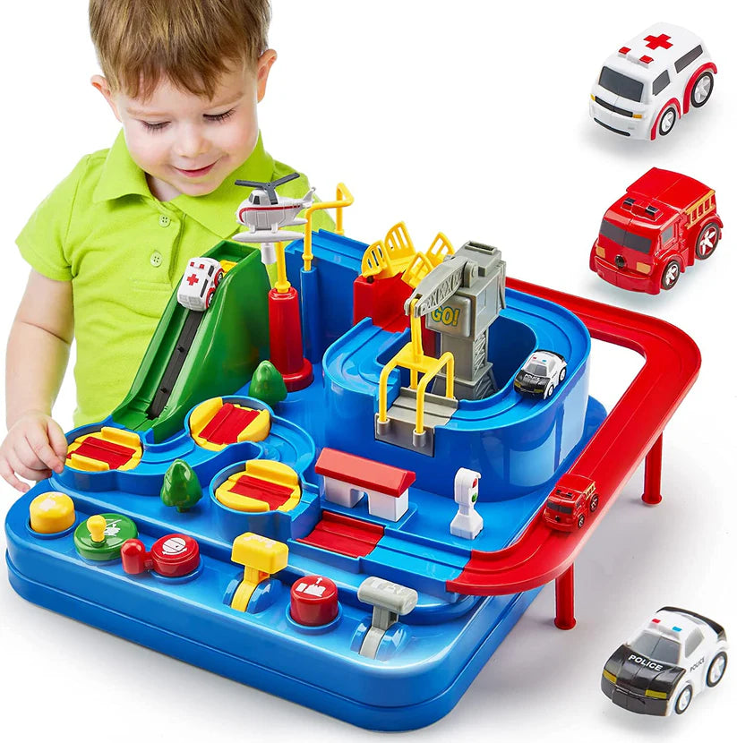 Train Adventure Race Track Play Set - 01A - Default Title - Odeez | Educational Toys Pakistan 