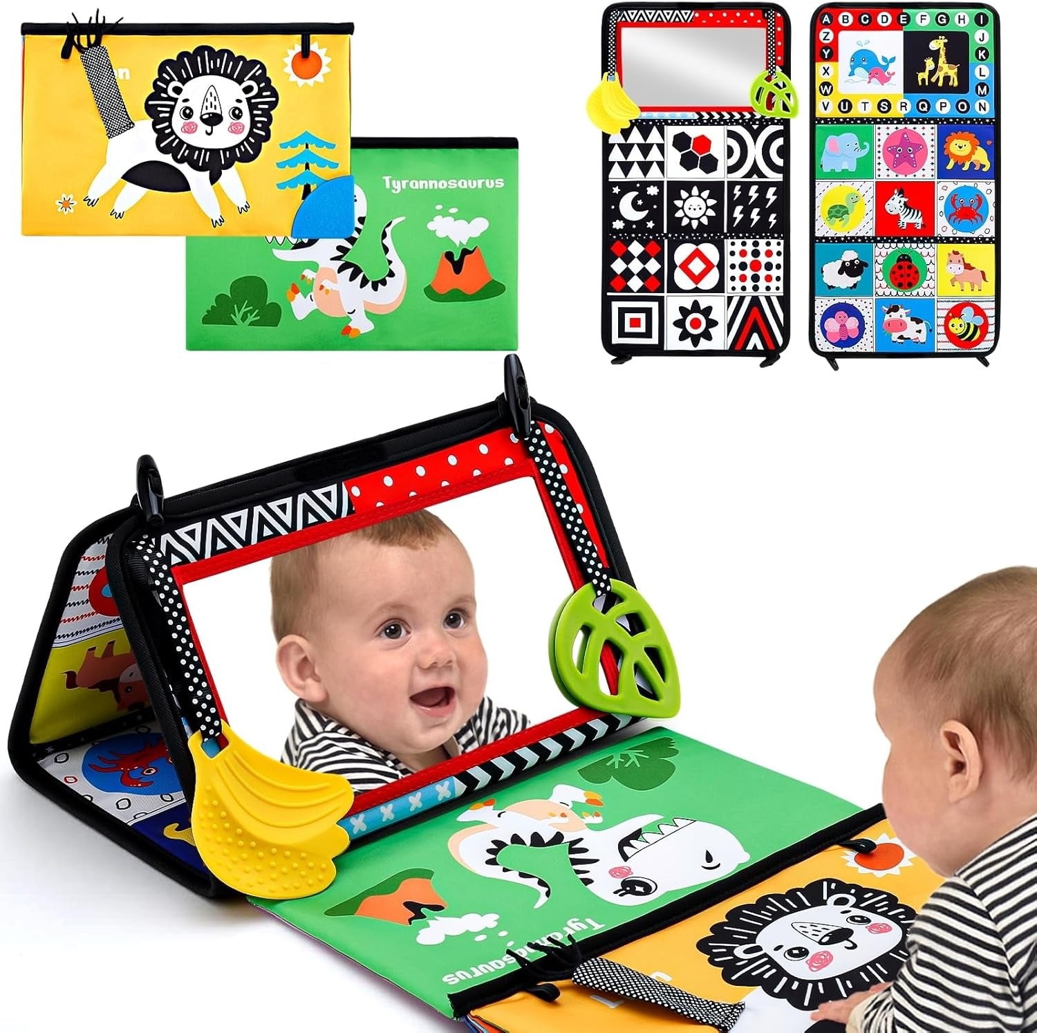 Tummy Time Floor Baby Sensory Activity Mirror 58B Odeez – Shop