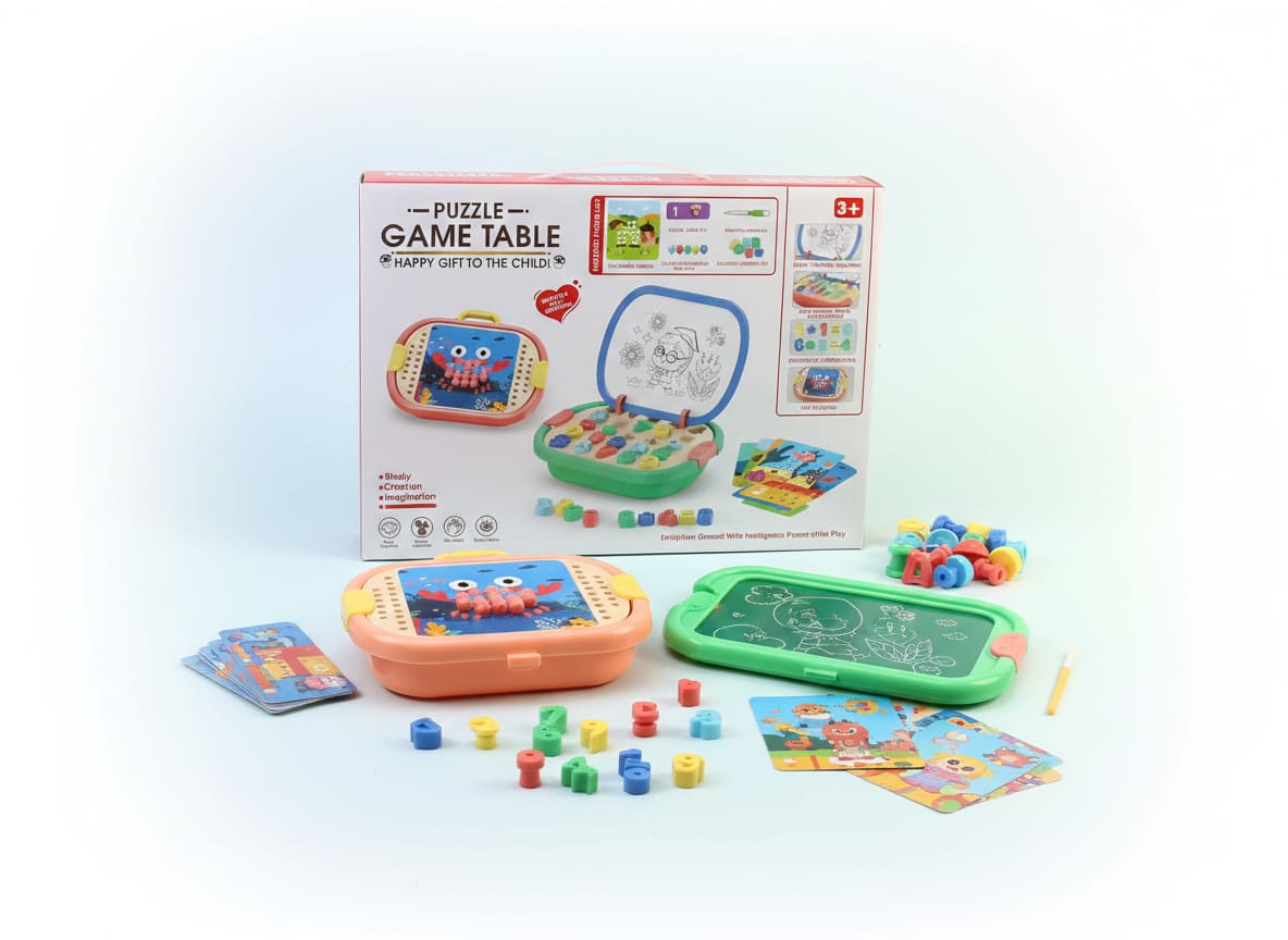 4in1 Learning Drawing Game Table for Kids - 207