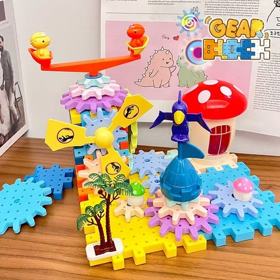 Electric Dinosaur World Gear Blocks 62 pieces - 06A