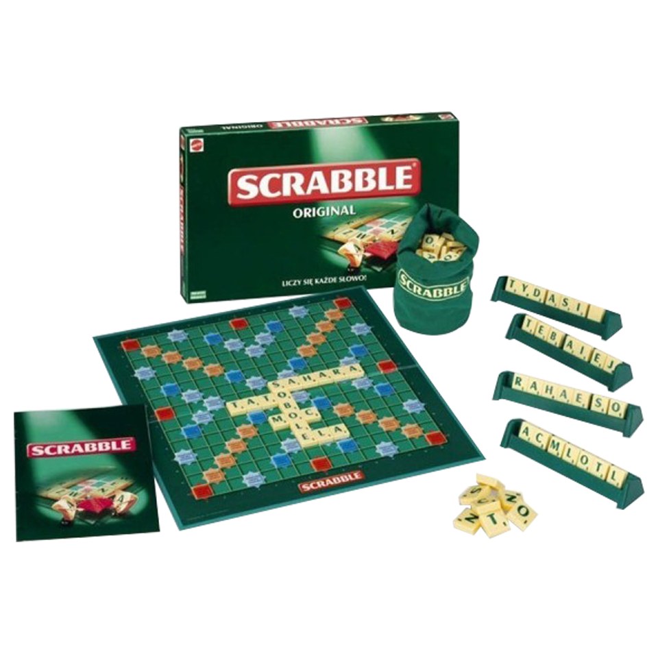 Scrabble Word Family Fun Board Game - 444