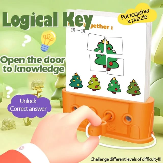 Montessori Logical Thinking Lock Pick Activity - 587 - Default Title - Odeez | Educational Toys Pakistan 