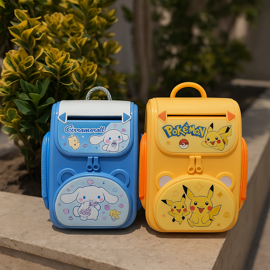 Fingerprint Unlock Money Safe ATM Bank - 007