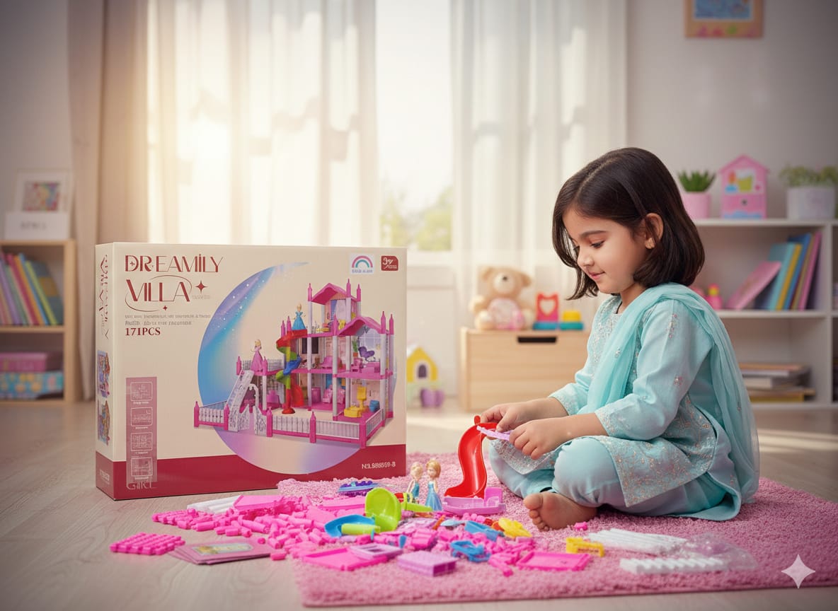 Dreamily Villa Princess Castle Building Set 171 pieces  - 098