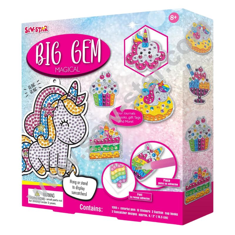 Big Gem Diamond Magical Art Kit Unicorn - 025 - Default Title - Odeez | Educational Toys Pakistan 