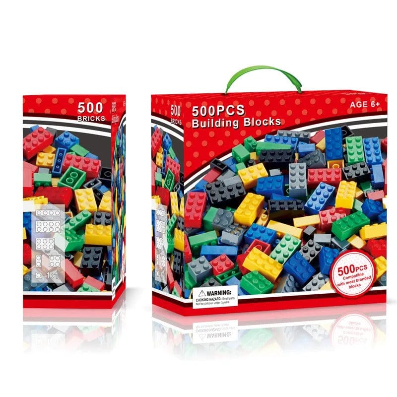 500 Small pcs Blocks Compatible with All Major Brands - 701