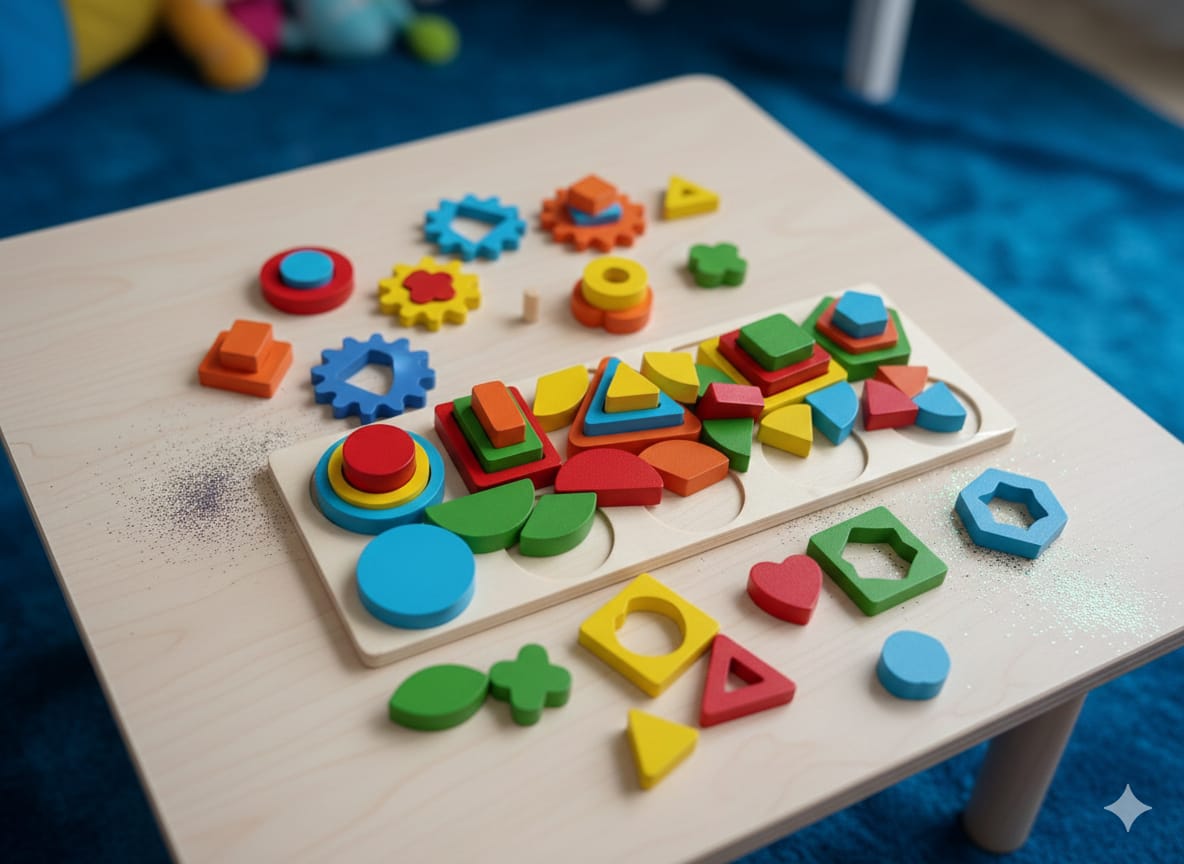 Gear Matching Shape Board - 648