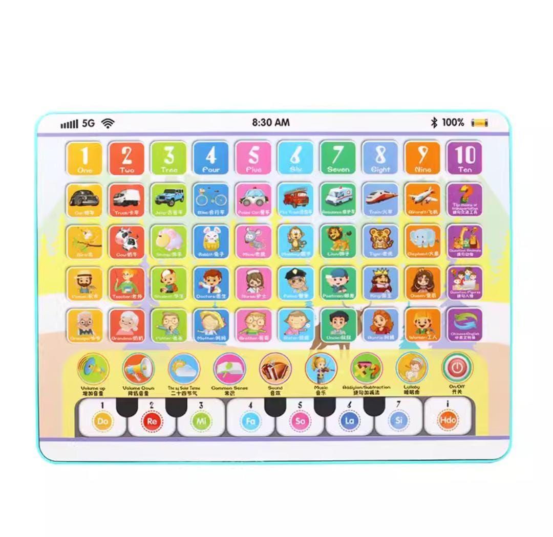 Bilingual Tablet Learning Machine with Flashcards - 0E2 - Odeez ...
