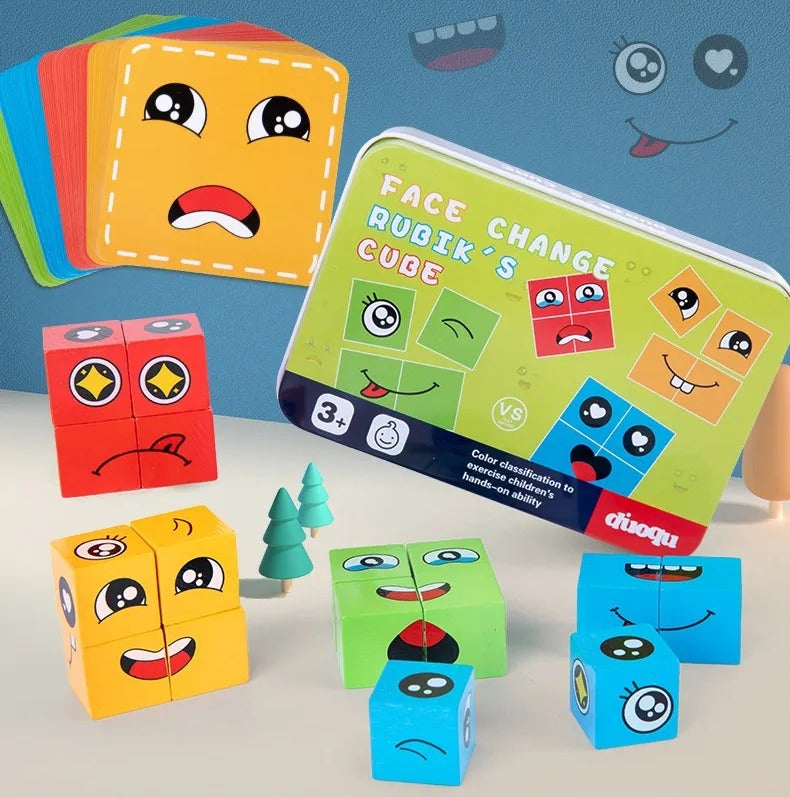 Face Change Rubik's Cube Challenge Multiplayer - 989 - Default Title - Odeez | Educational Toys Pakistan 