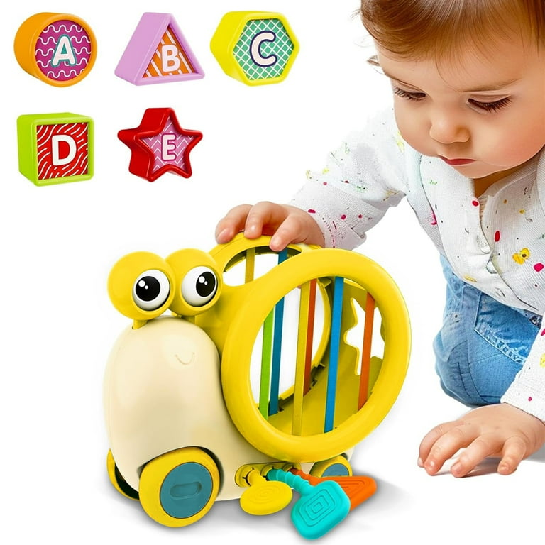 Snail Early Education Sensory Shape Sorting - 501 - Default Title - Odeez | Educational Toys Pakistan 
