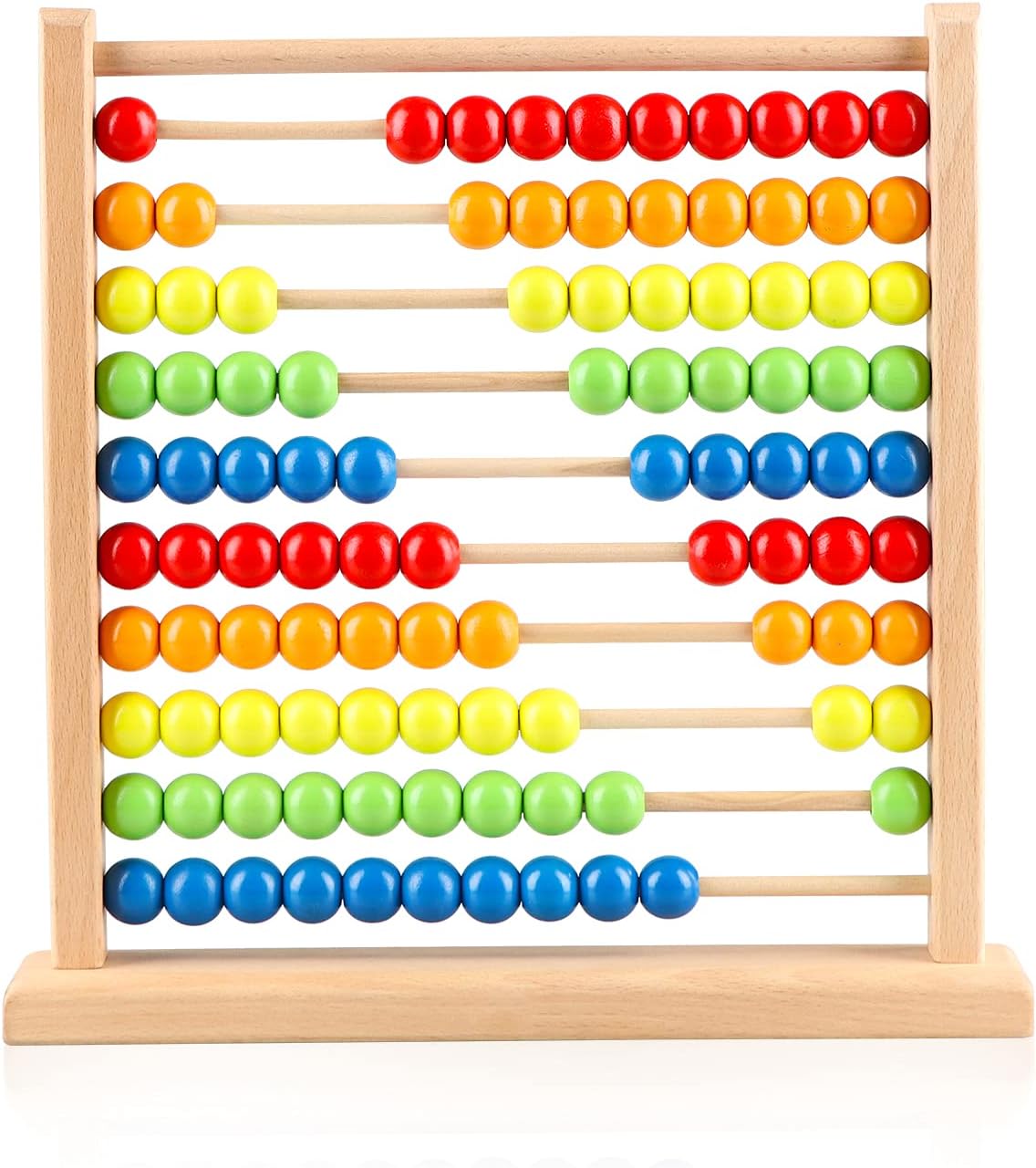 Wooden Colorful Counting Abacus 100 Beads - 149