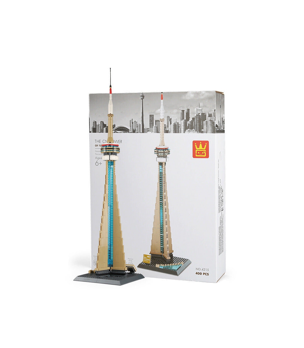 The CN Tower Canada Construction Building Blocks Model 424 pieces - 215