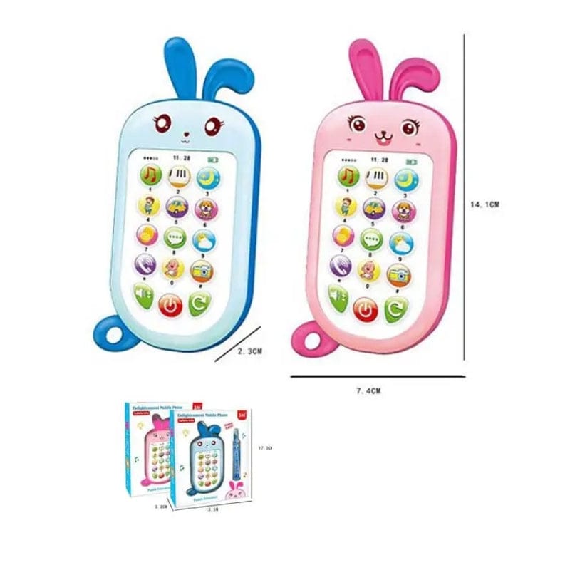 Baby Musical Rabbit Mobile Phone Toy - 108 - Default Title - Odeez | Educational Toys Pakistan 