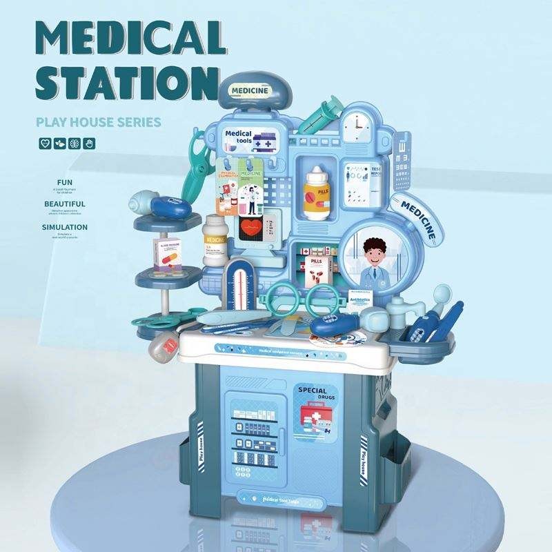 Pretend Role Play Medical Station Doctor Kit 42 pieces - 023