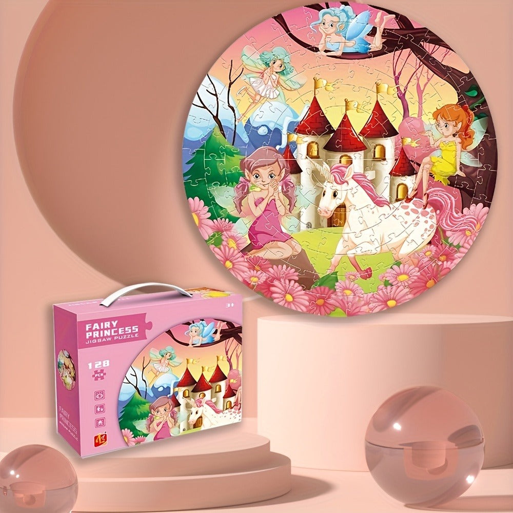 Fairy Princess Jigsaw Puzzle 128 pieces Kit - 42x42 cm