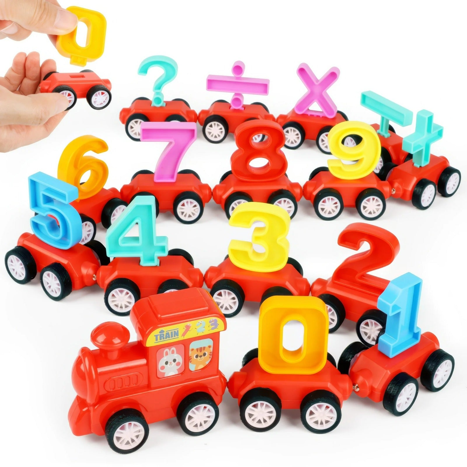 Magnetic Digital Train - 0 to 9 Number - 64A