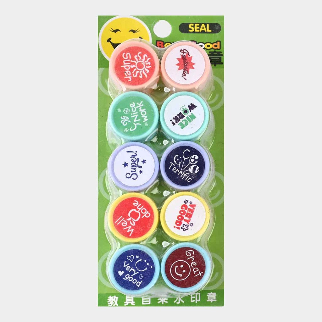 Reward Motivation Multicolor Children Stamps - 10 pieces - Default Title - Odeez | Educational Toys Pakistan 
