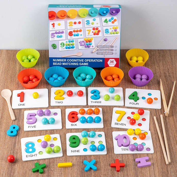 Number Cognitive Operation Bead Matching Game - 803