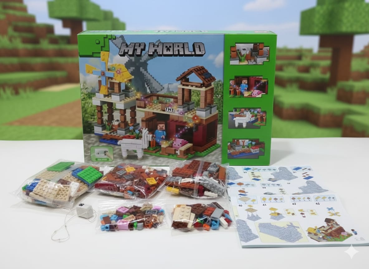 My World Building Blocks 330+ Pieces - 124