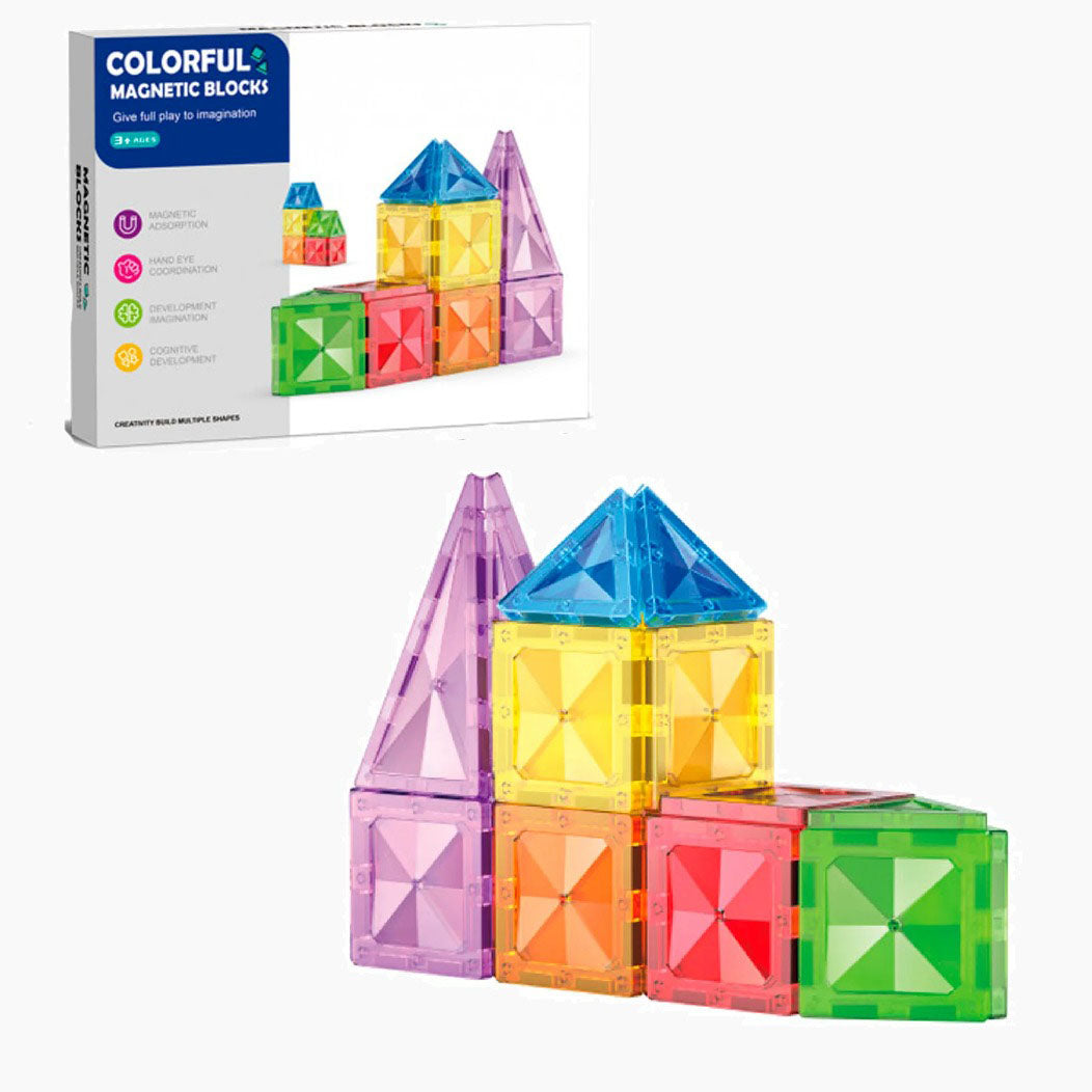Colorful Magnetic Quality Tile Building Blocks - 877