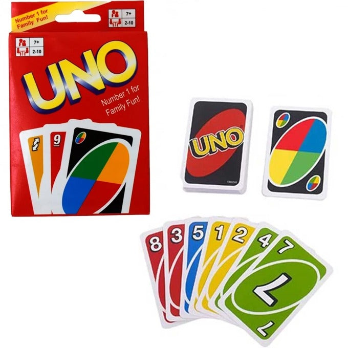 UNO Best Cards Family Fun Game - 29E - Default Title - Odeez | Educational Toys Pakistan 