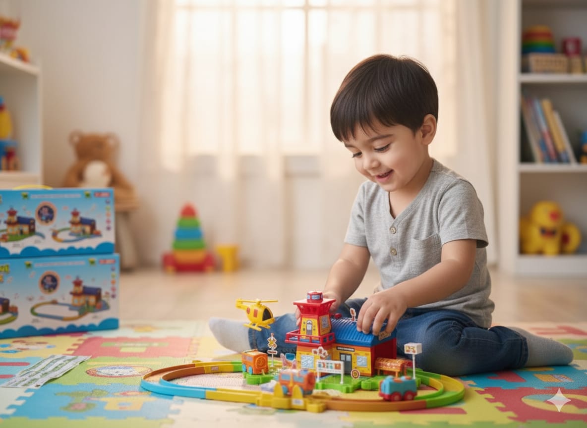 Colorful Light Projection and Sound House Track 26 piece - 132