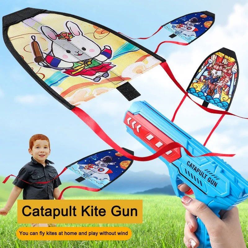 Catapult Kite Launcher Gun for Kids - 111 - Default Title - Odeez | Educational Toys Pakistan 