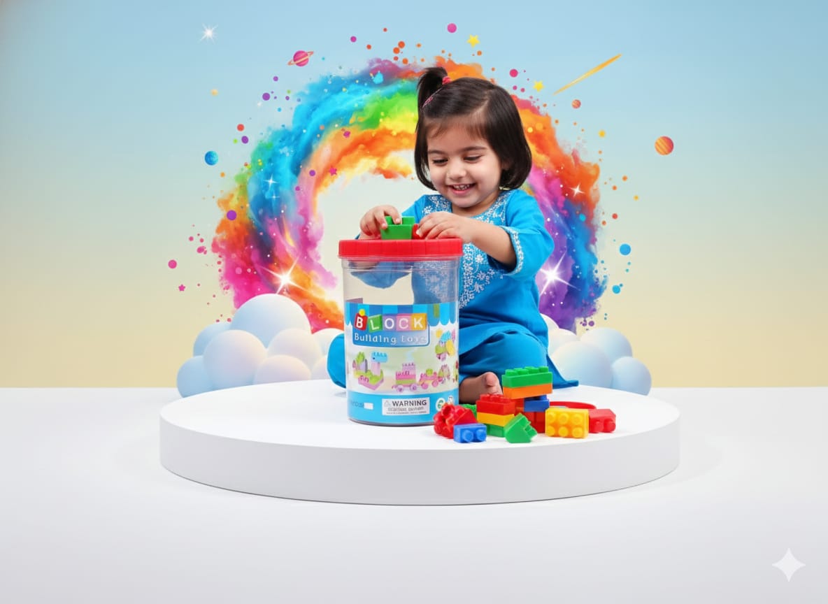 Bucket Building Block 55 piece - 601