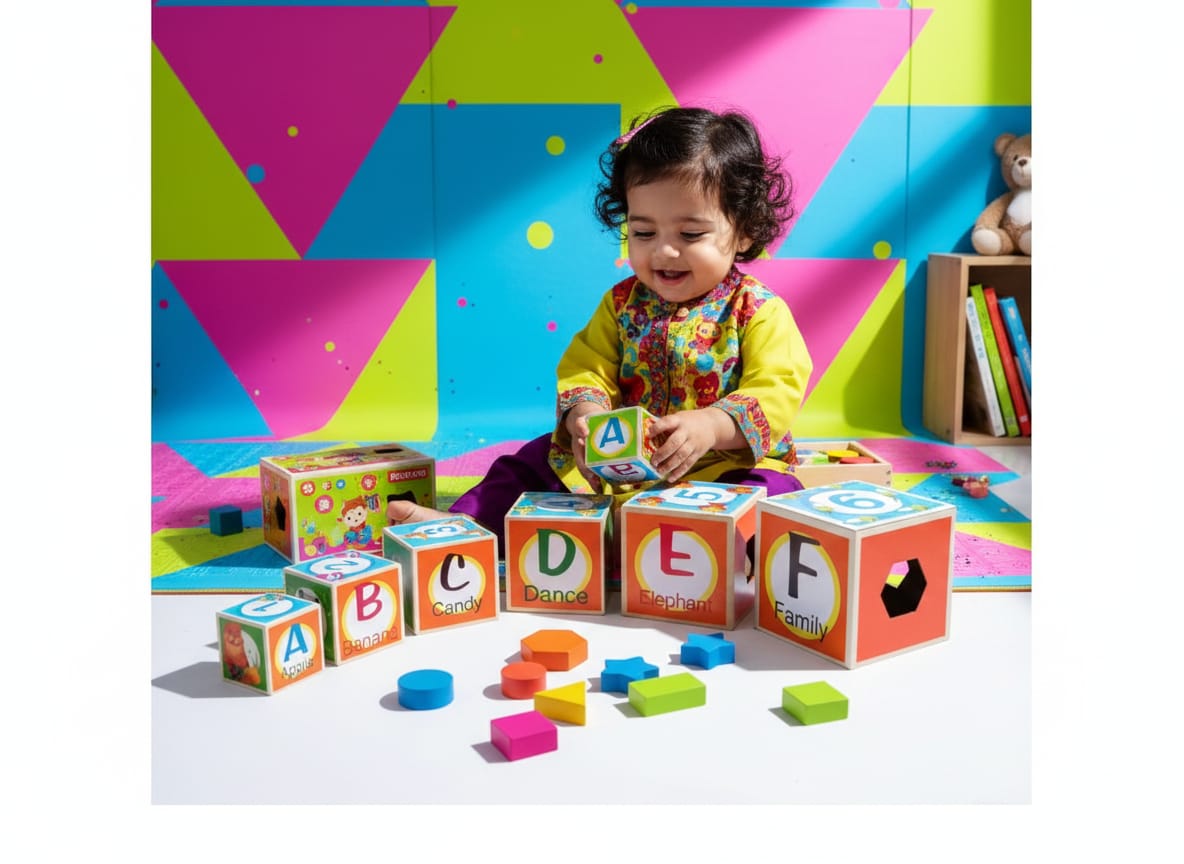 Wooden 6 Layer Learning Stacking Puzzle Set - 552