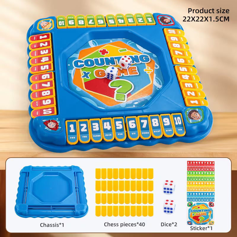 Puzzle Number Flip – Counting Dice Game