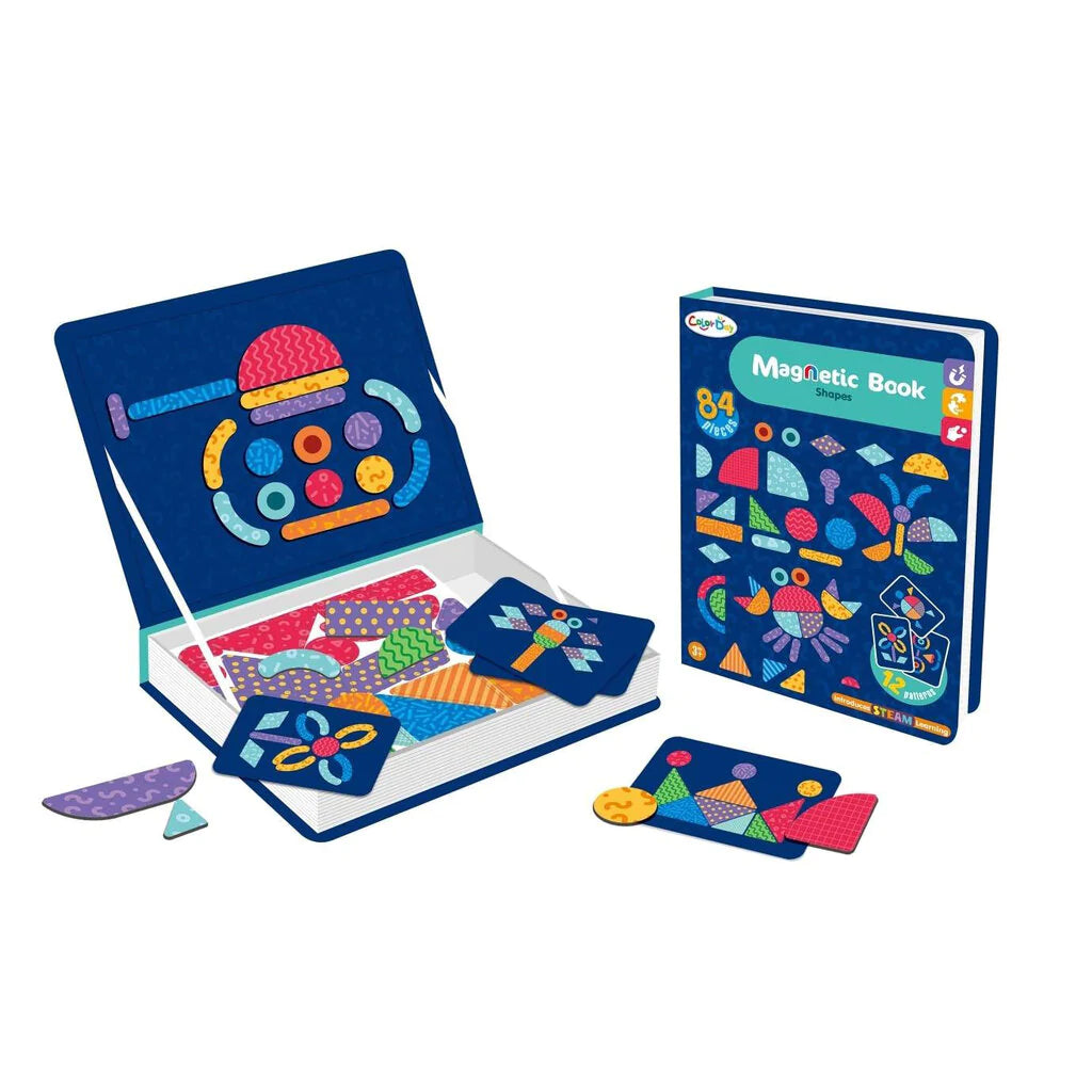 Color Day Magnetic Book Pattern Shape - 84 Pieces - Default Title - Odeez | Educational Toys Pakistan 