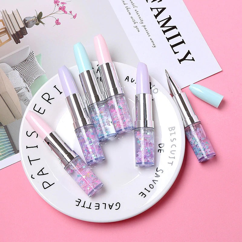 Cute Lipstick Gel Pen - 1 Piece - Default Title - Odeez | Educational Toys Pakistan 