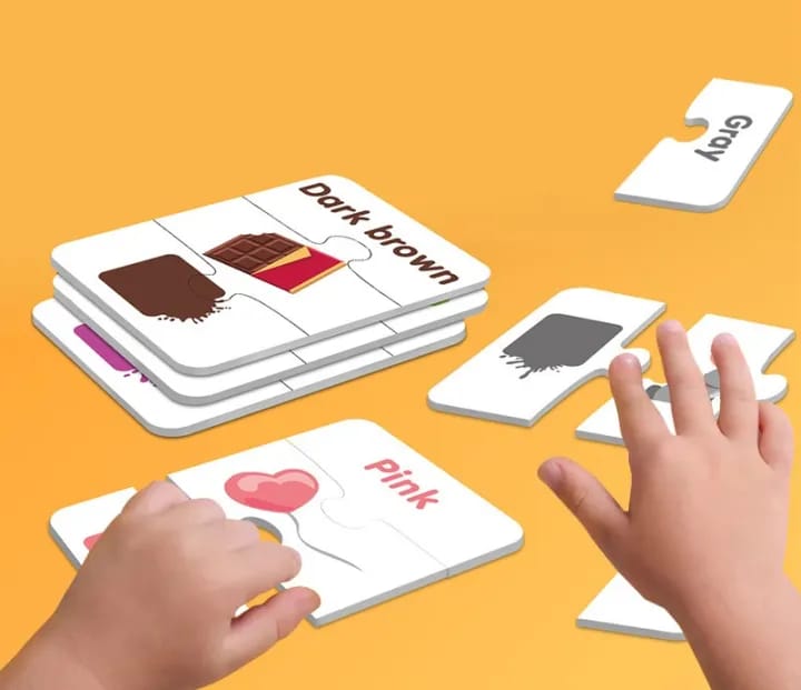 Color Matching Jigsaw Puzzles - 45 pieces - Default Title - Odeez | Educational Toys Pakistan 