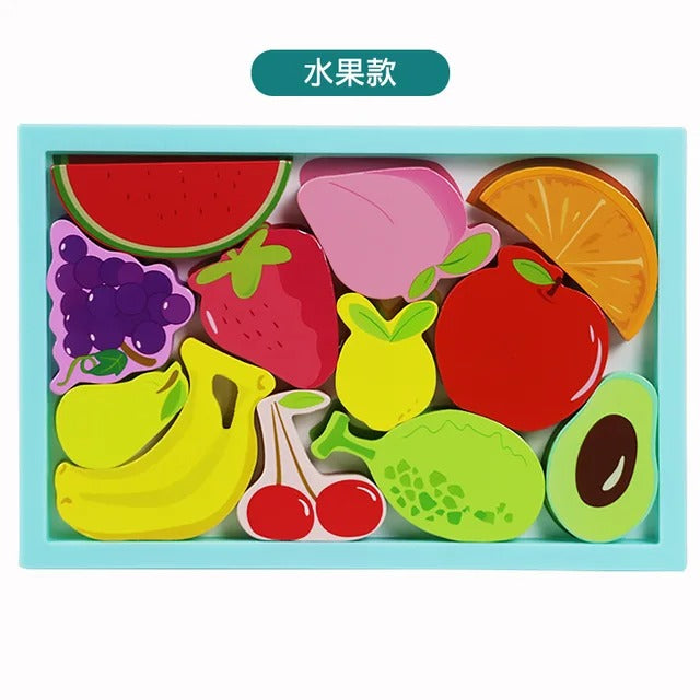 Wooden Logical Challenge Tray Blocks Game - Random Puzzle - Default Title - Odeez | Educational Toys Pakistan 