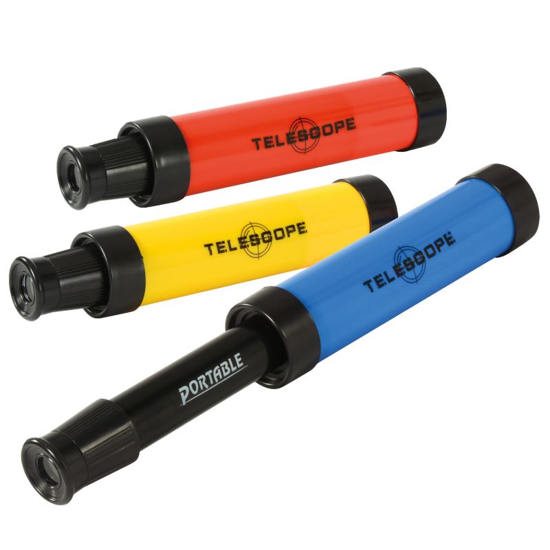 Portable Telescope for Kids - 373 - Blue-Yellow-Red-Purple - Odeez | Educational Toys Pakistan 