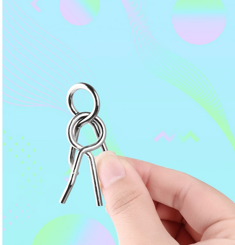 4 in 1 IQ Stress Relief Metal Puzzle Kit - 074 - Default Title - Odeez | Educational Toys Pakistan 