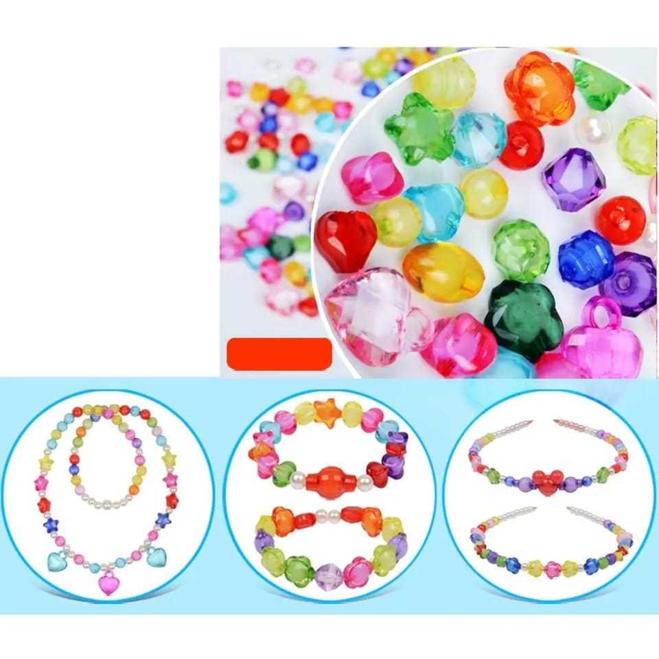 Mini Creative Handmade Beads Jewellery Making kit - 886 - Default Title - Odeez | Educational Toys Pakistan 