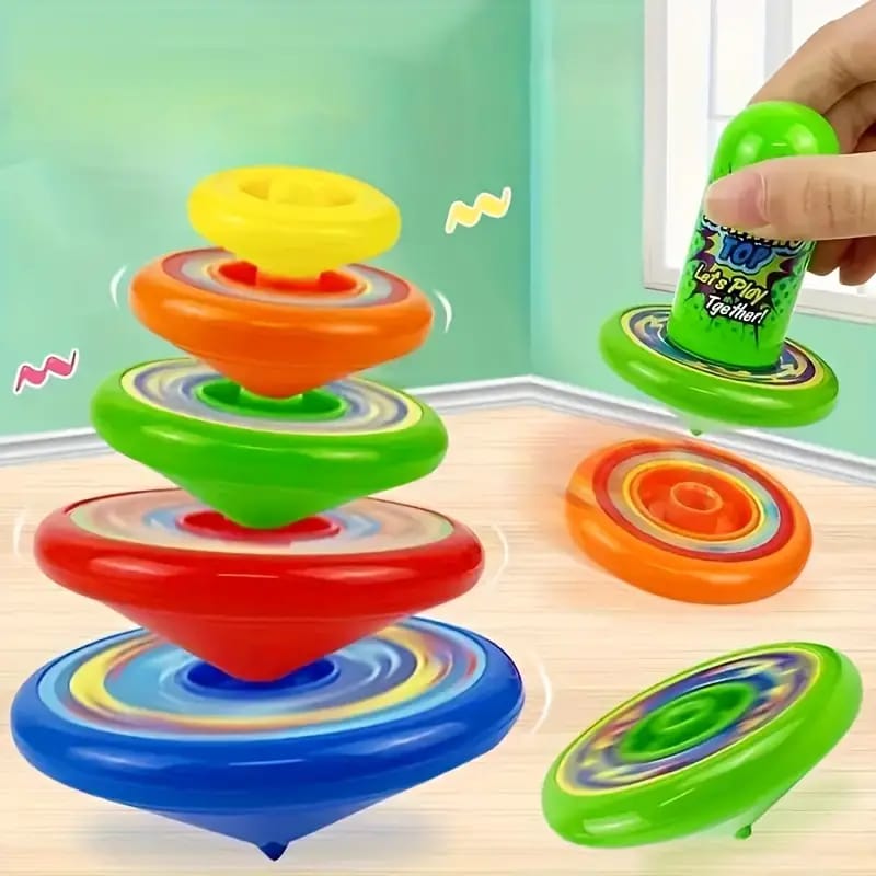 Spinning Top - Shoot Gyro Rotation Game - 5 Pieces - Default Title - Odeez | Educational Toys Pakistan 