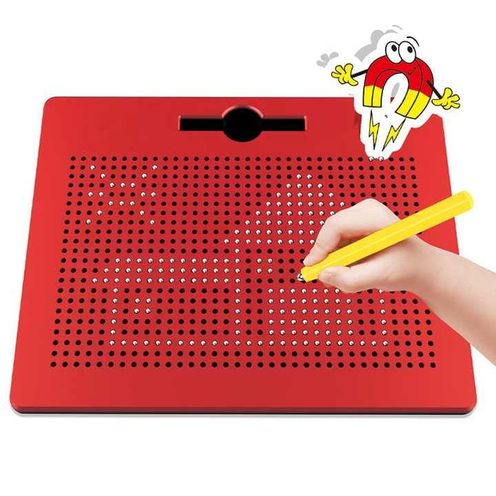 Magnetic Free Hand Writing Pad with Pattern Cards - 740 Balls - Default Title - Odeez | Educational Toys Pakistan 